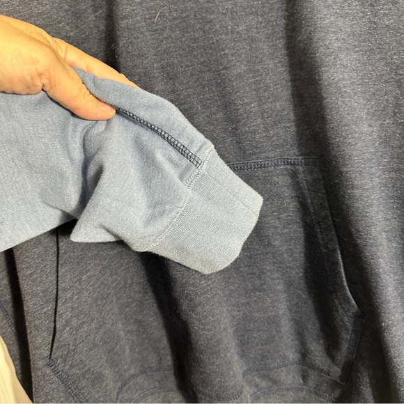 HUF hoodie, dark gray/blue and light gray/blue, size M, pullover, layer, casual - Picture 4 of 7